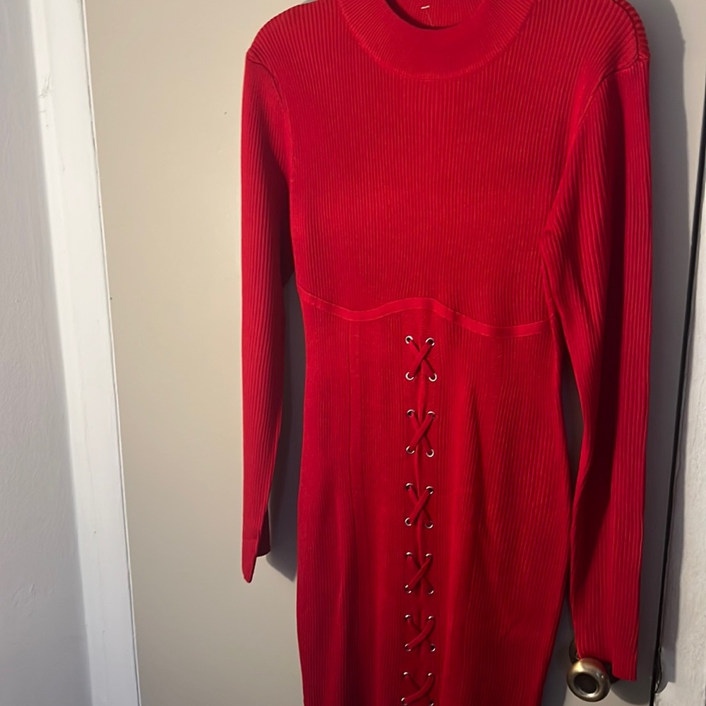 Red dress